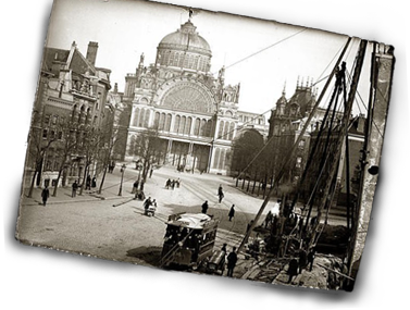 oude foto van paleis